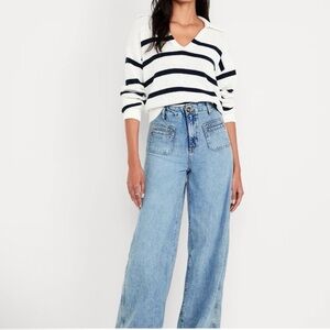 Baggy wide leg jeans